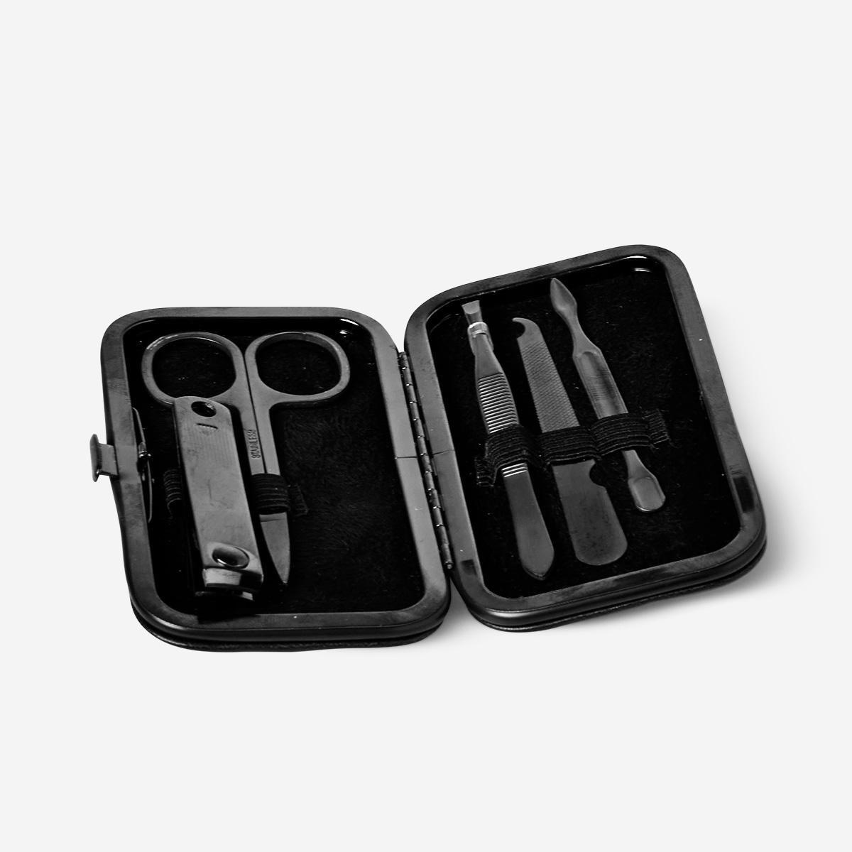 Black manicure set