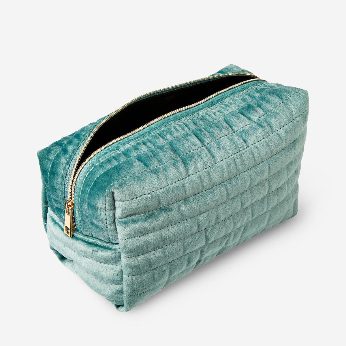 Green cosmetic bag