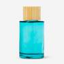 Turquoise glasstravel bottle. 30 ml