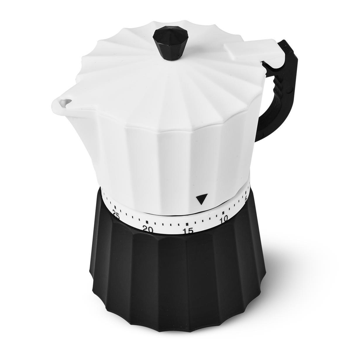 White coffee kettle egg timer