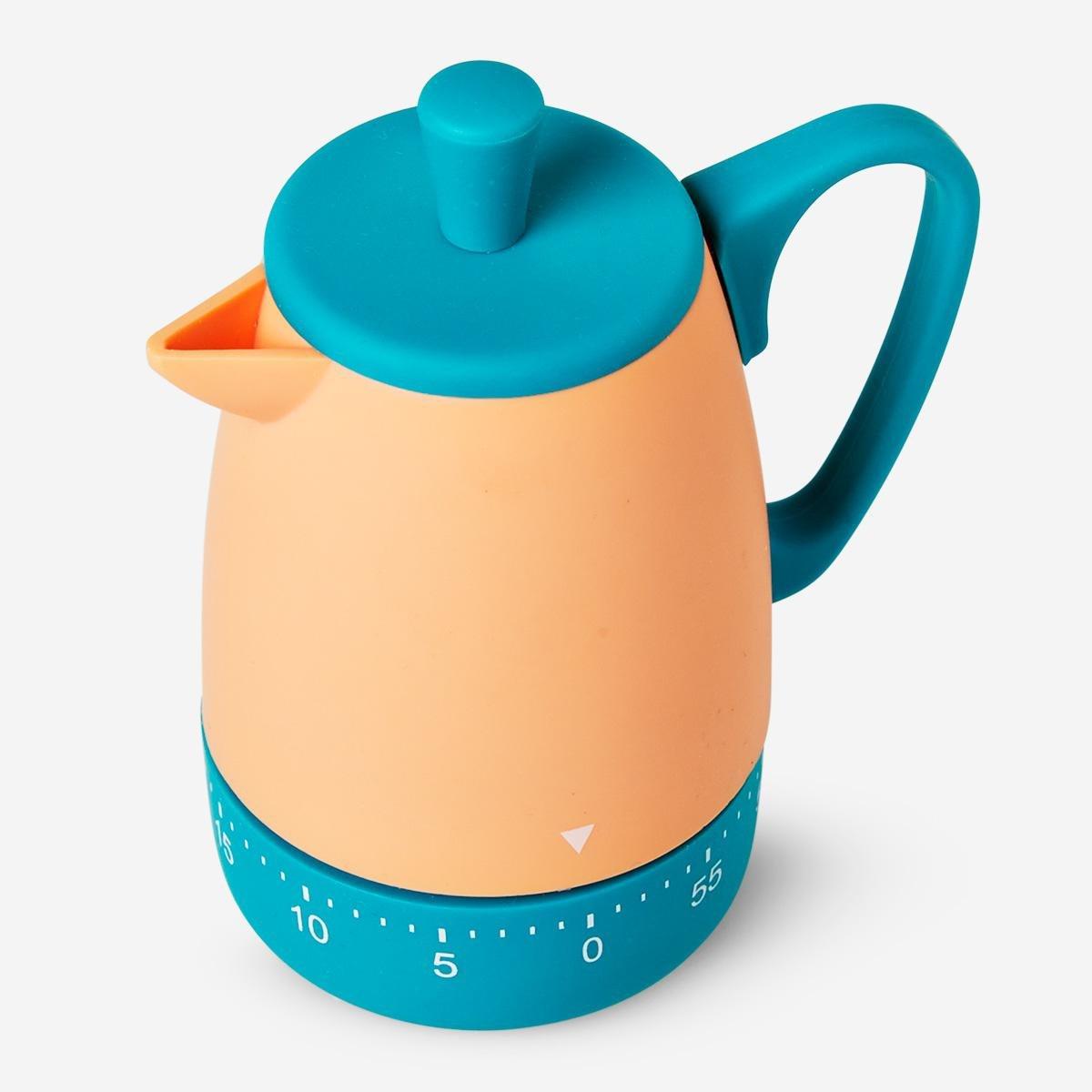 Orange kettle egg timer