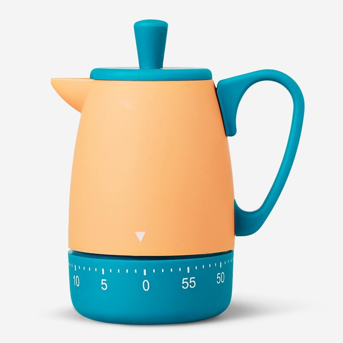 Orange kettle egg timer
