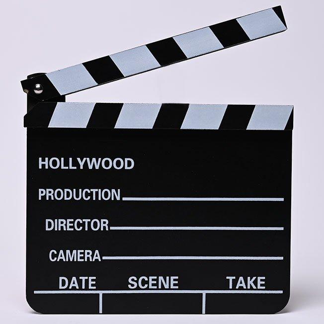 Black Filmmaker Clapperboard