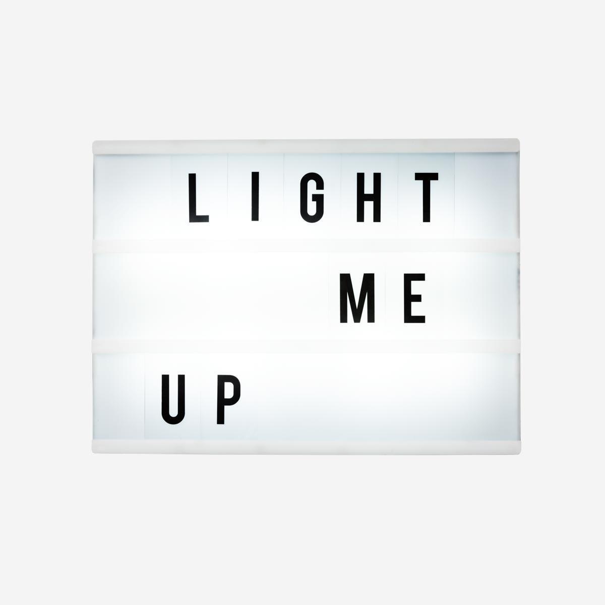 Text light box