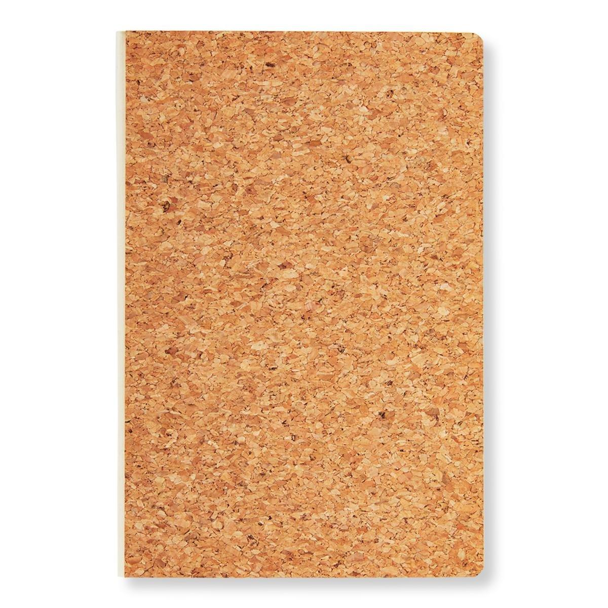 Beige cork cover notebook. a5