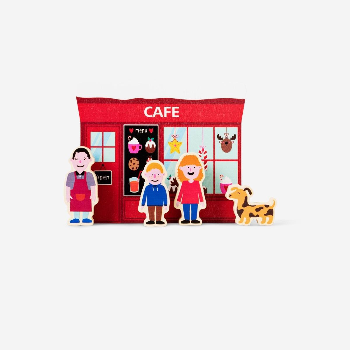 Wooden bakery toy