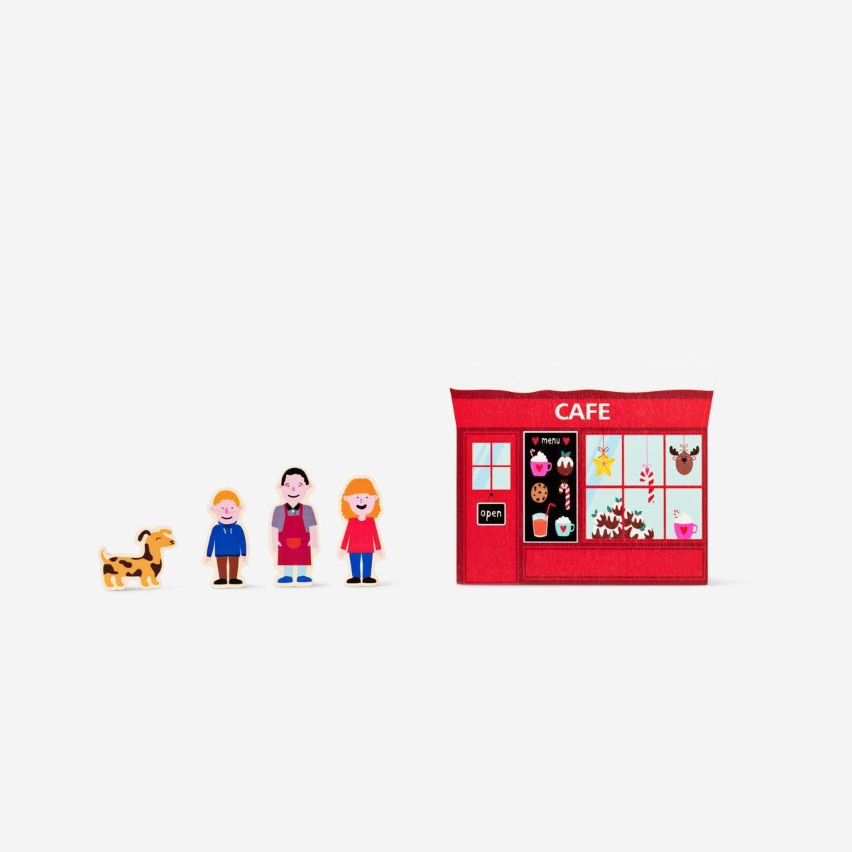 Wooden bakery toy