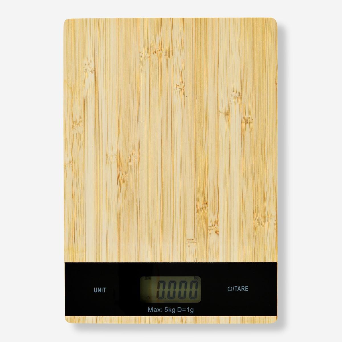 Bamboo digital kitchen scale