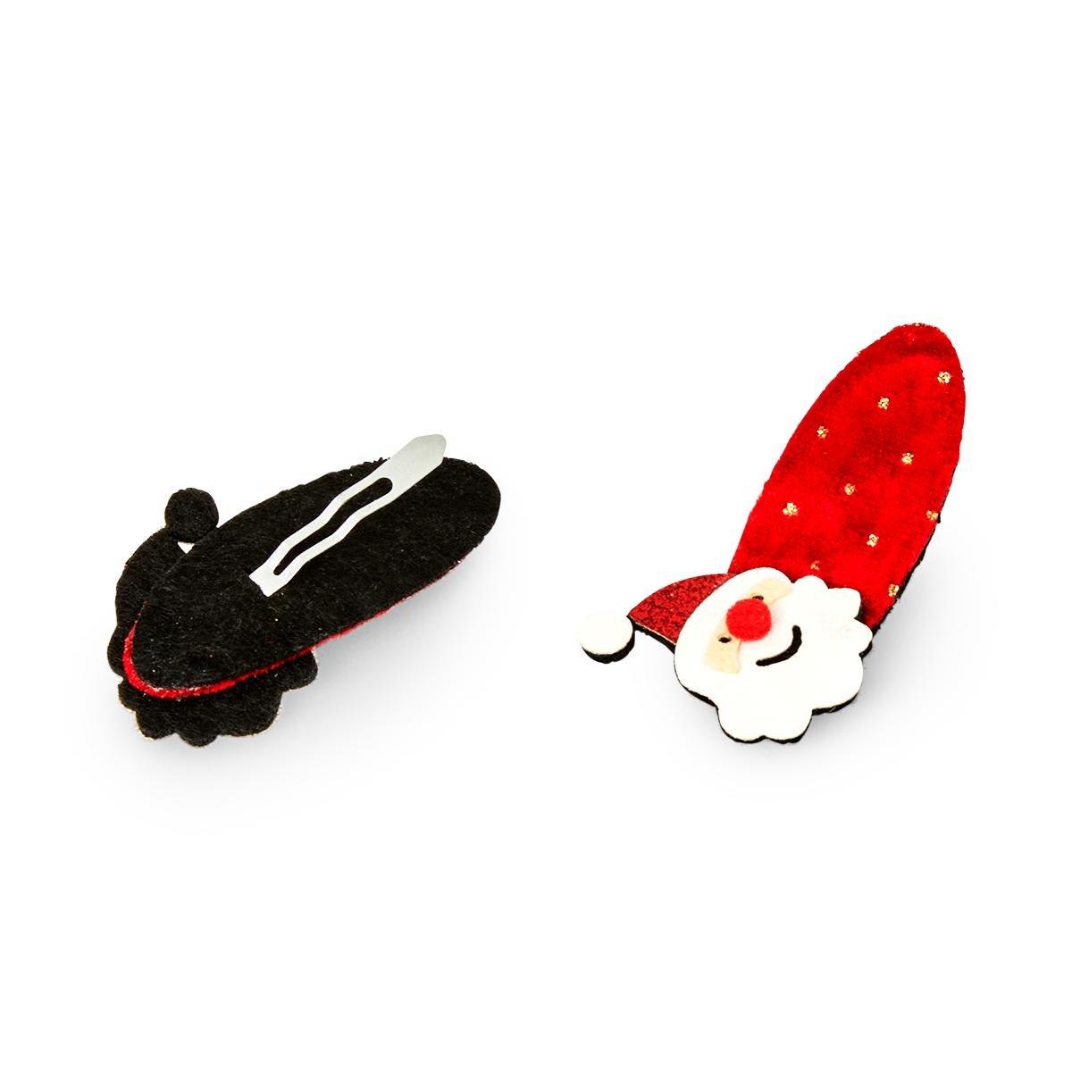 Red santa hair accessories
