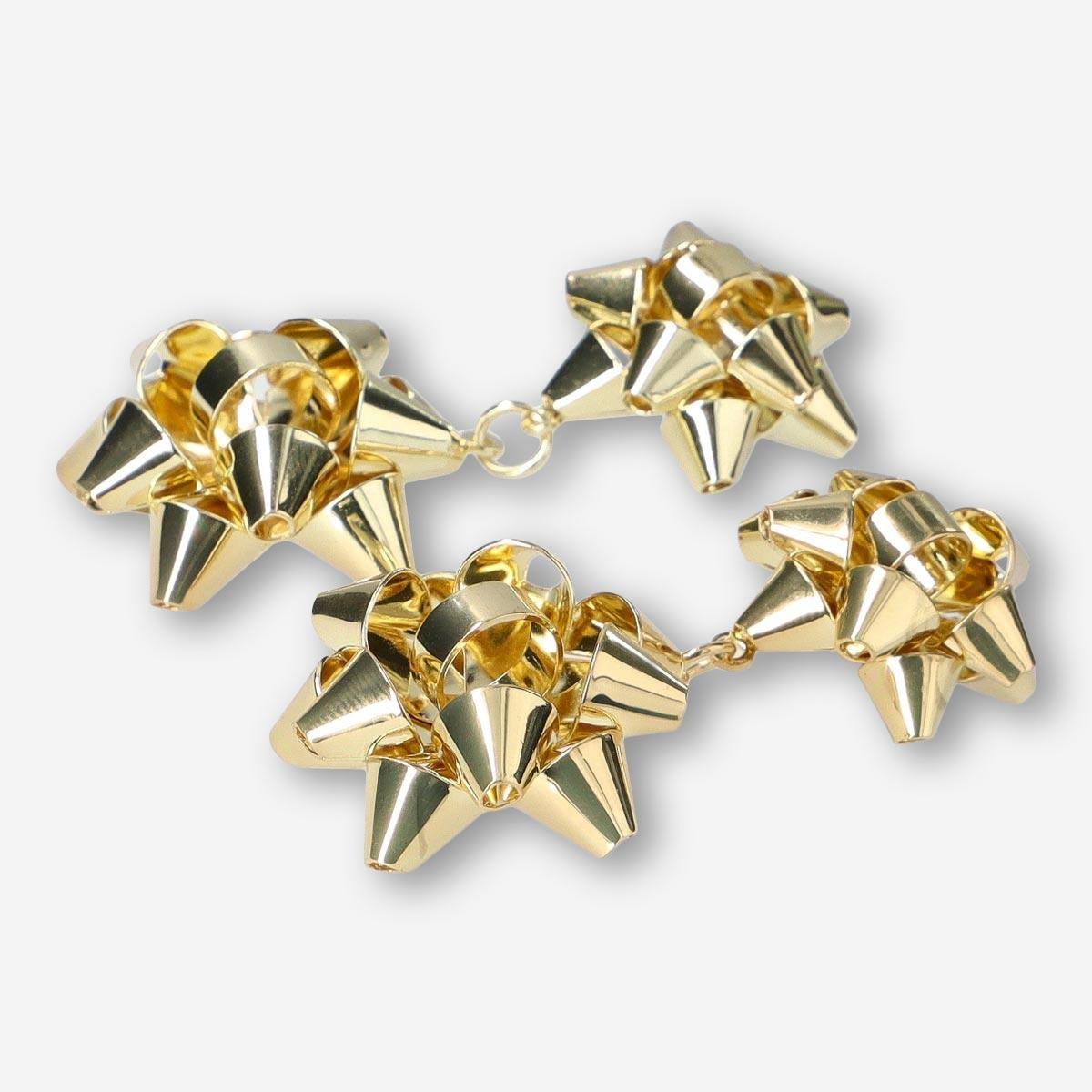 Gold Christmas Earrings