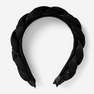 Black velvet headband