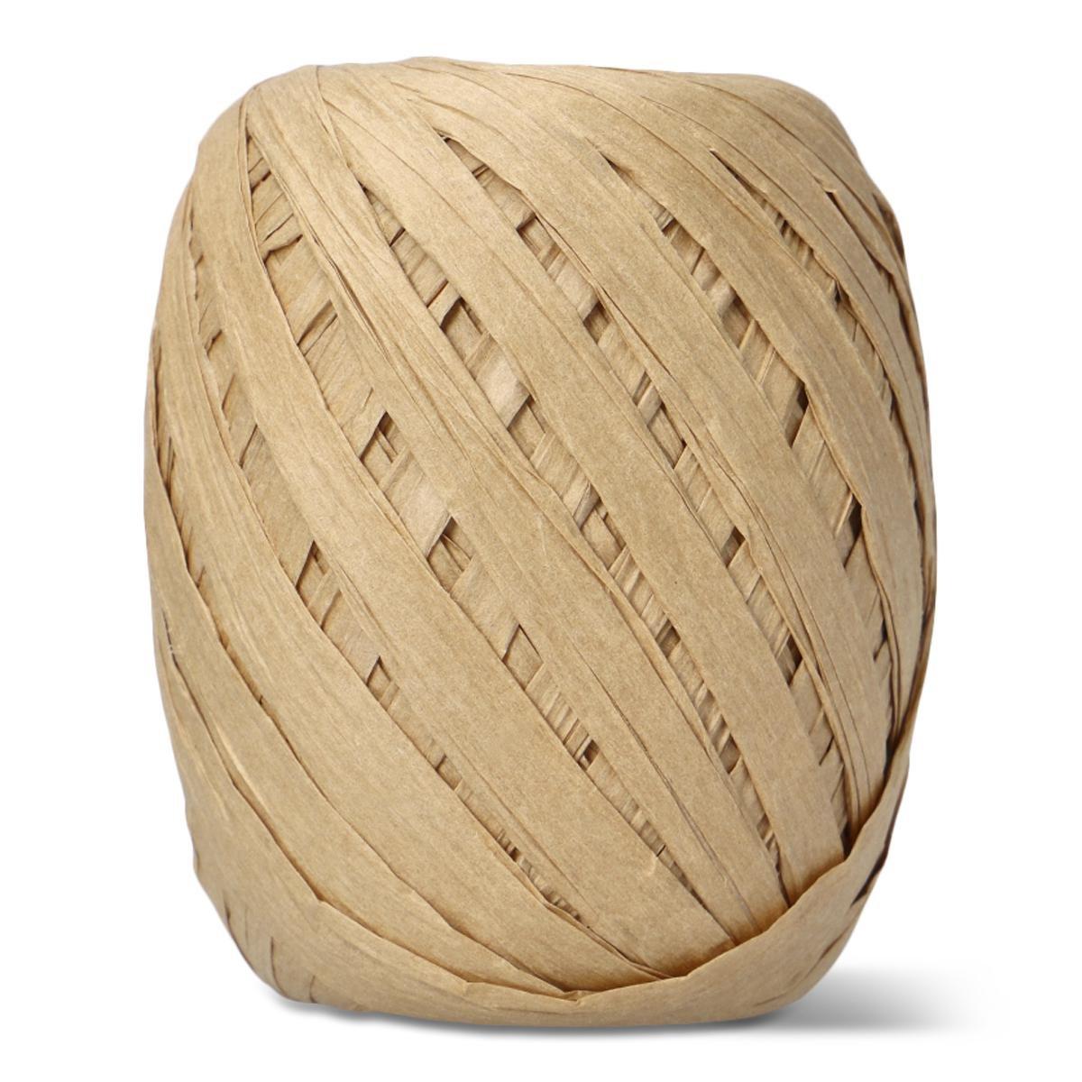 Beige wrapping ribbon