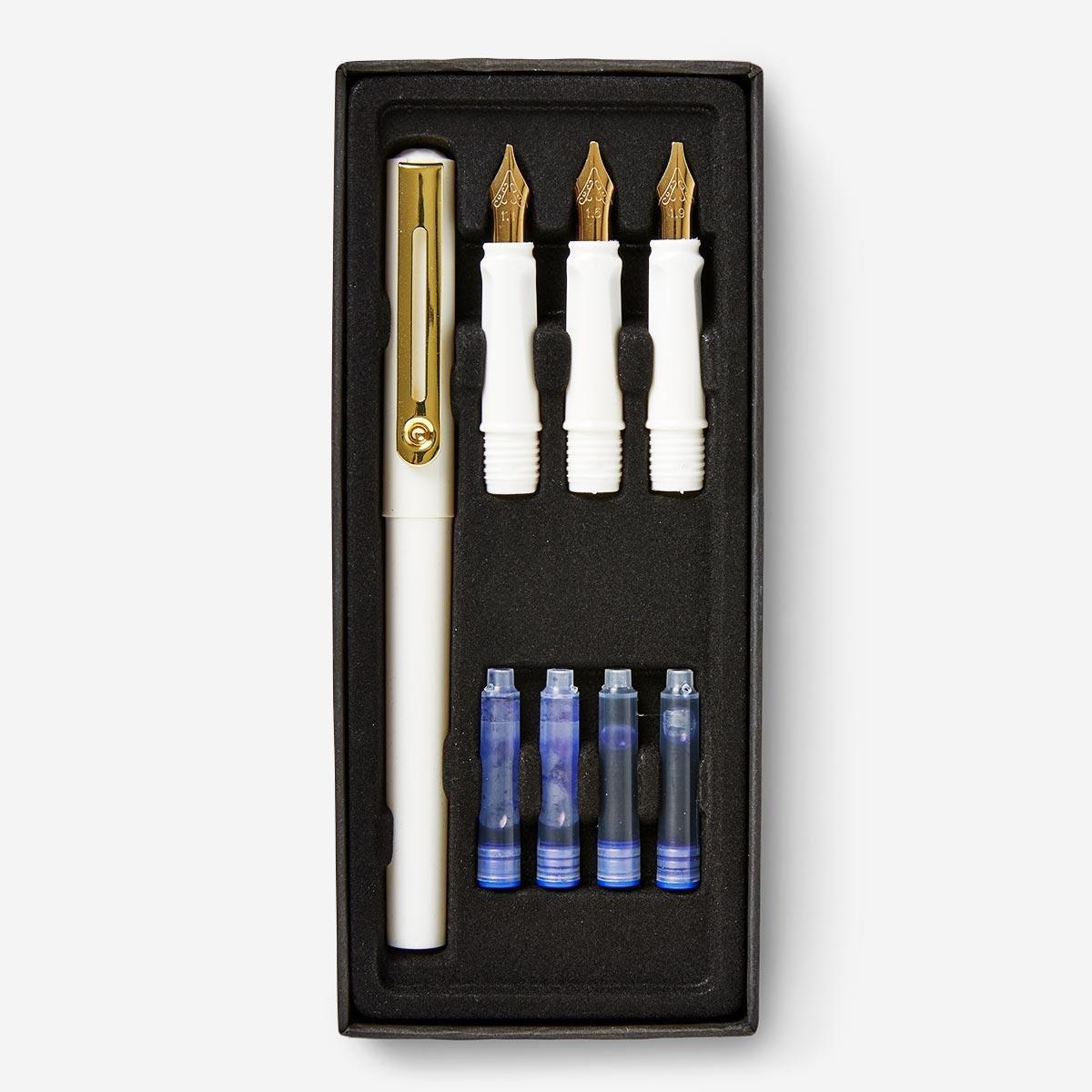 White calligraphy set