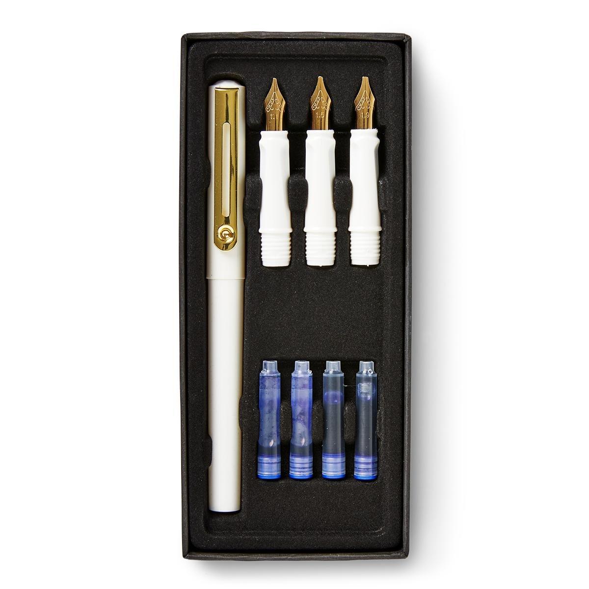 White calligraphy set