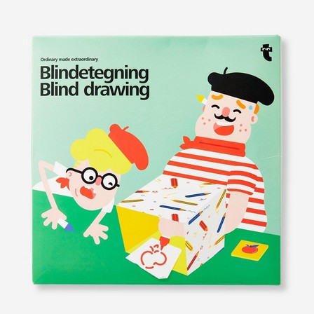 Blind drawing game
