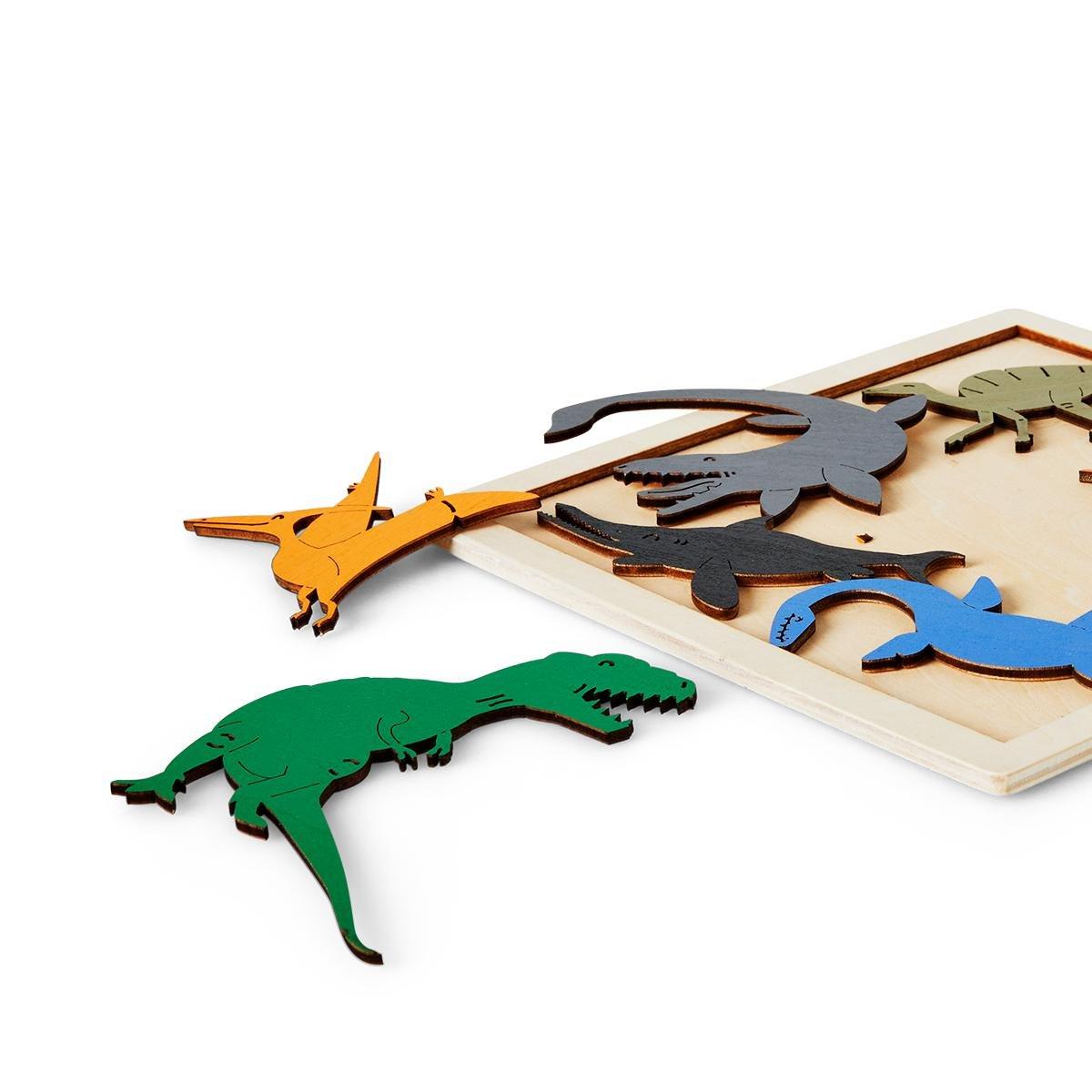 Wooden dino puzzle