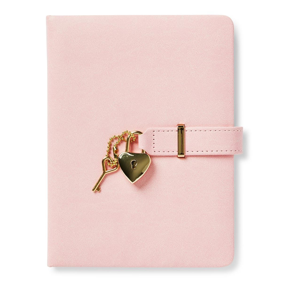 Gloden lock pink diary