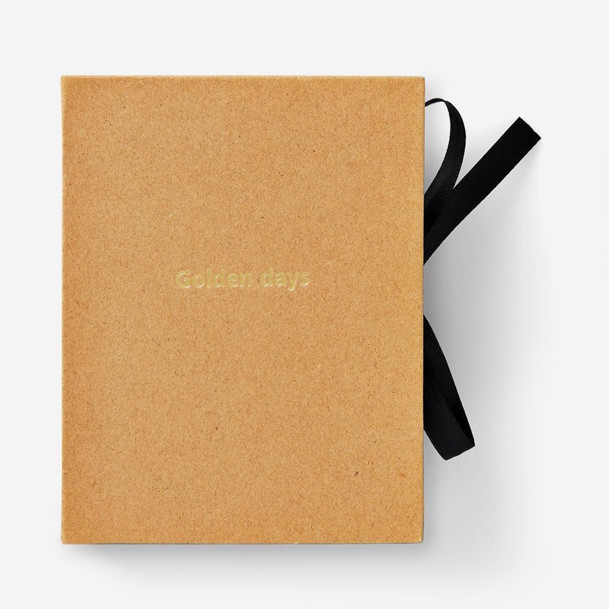Brown photo album