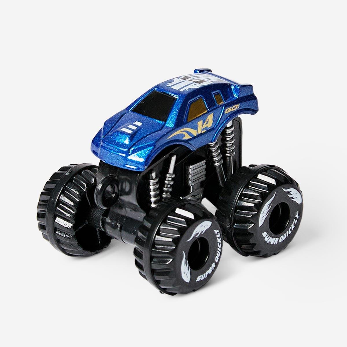 Blue mini monster truck