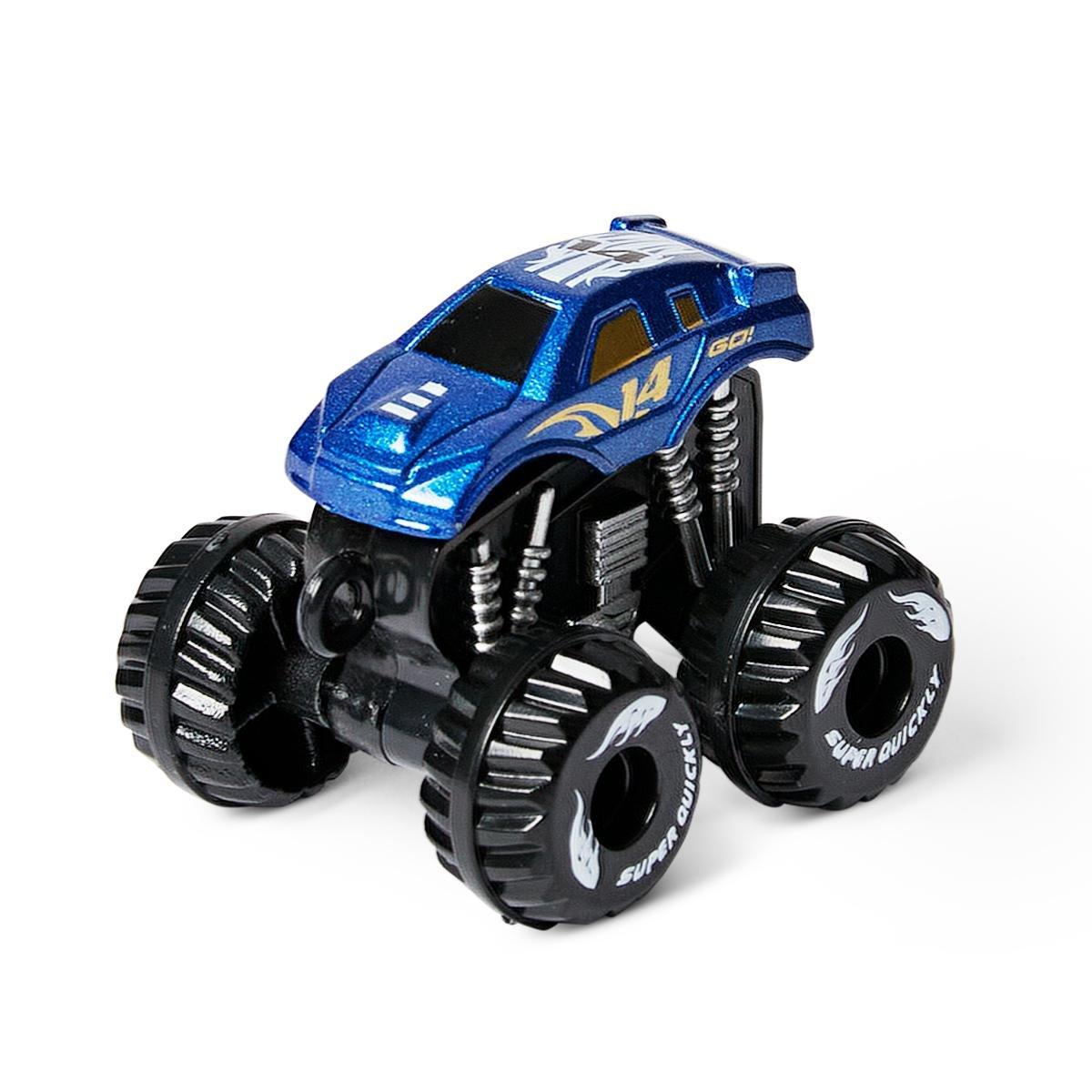 Blue mini monster truck