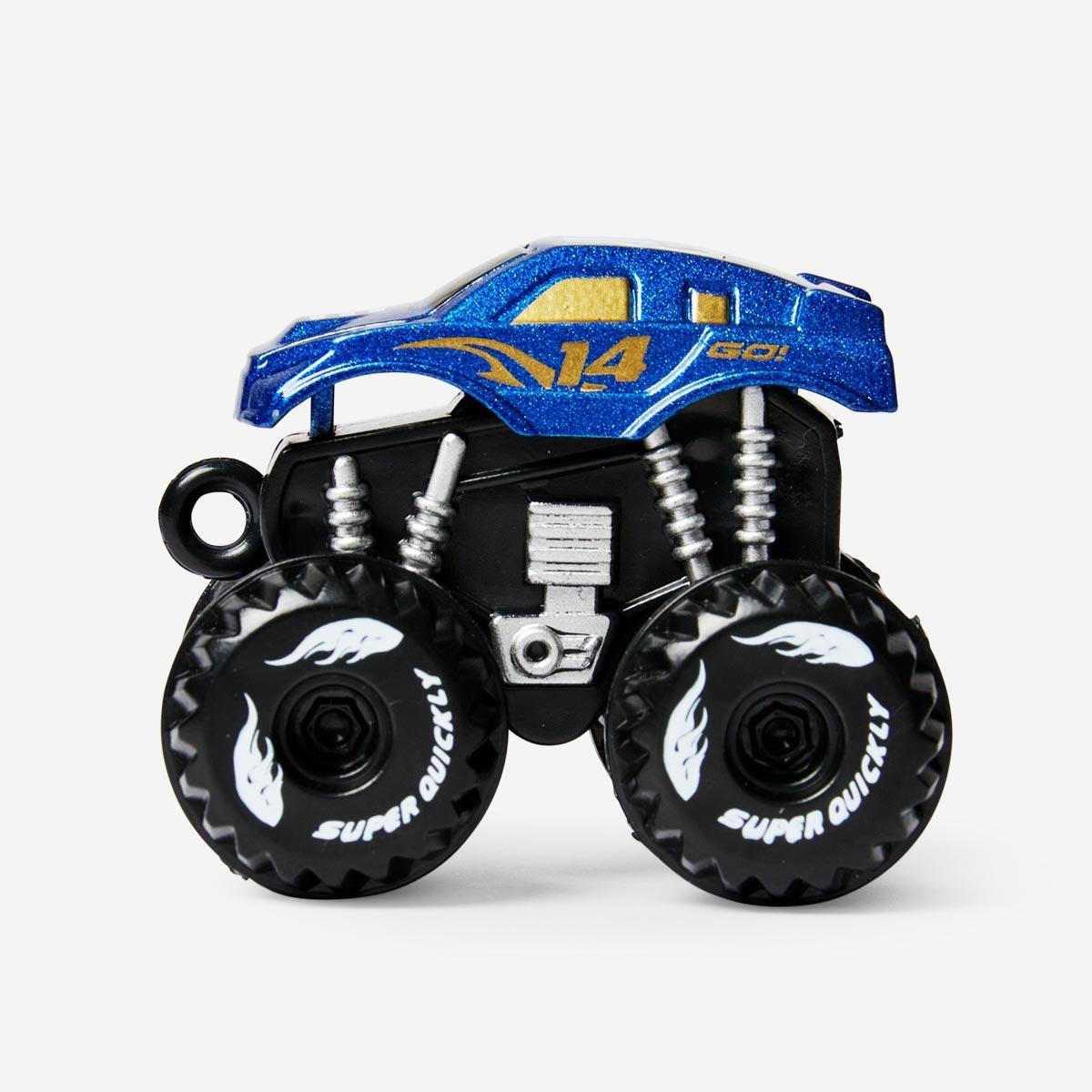 Blue mini monster truck