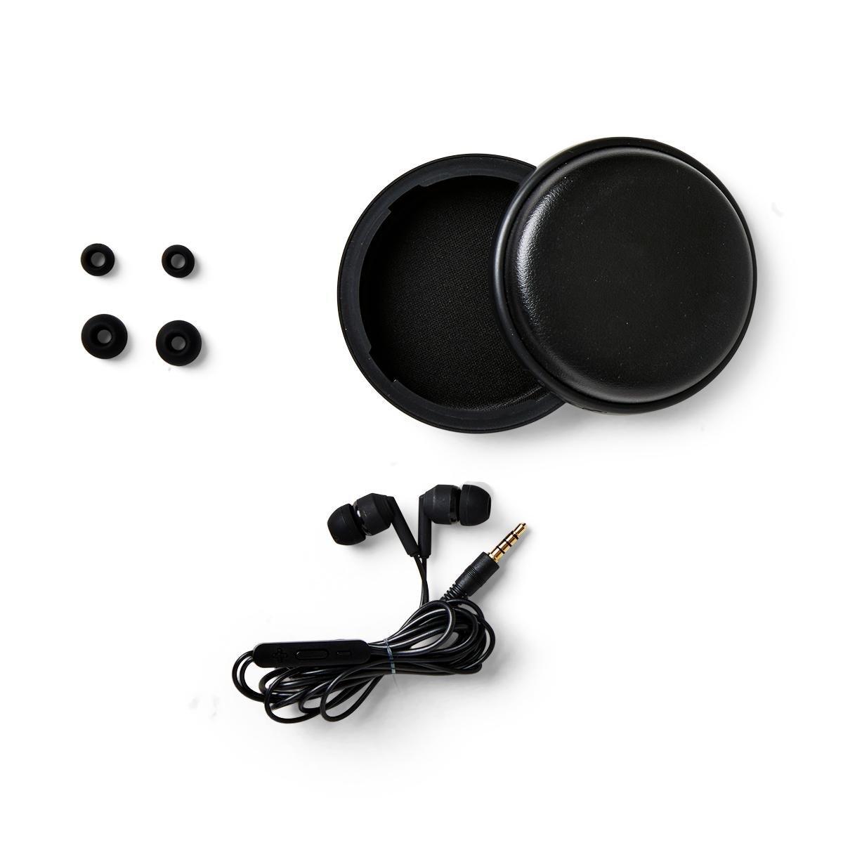 Black earphones