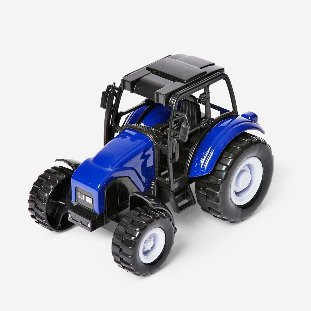 Blue tractor