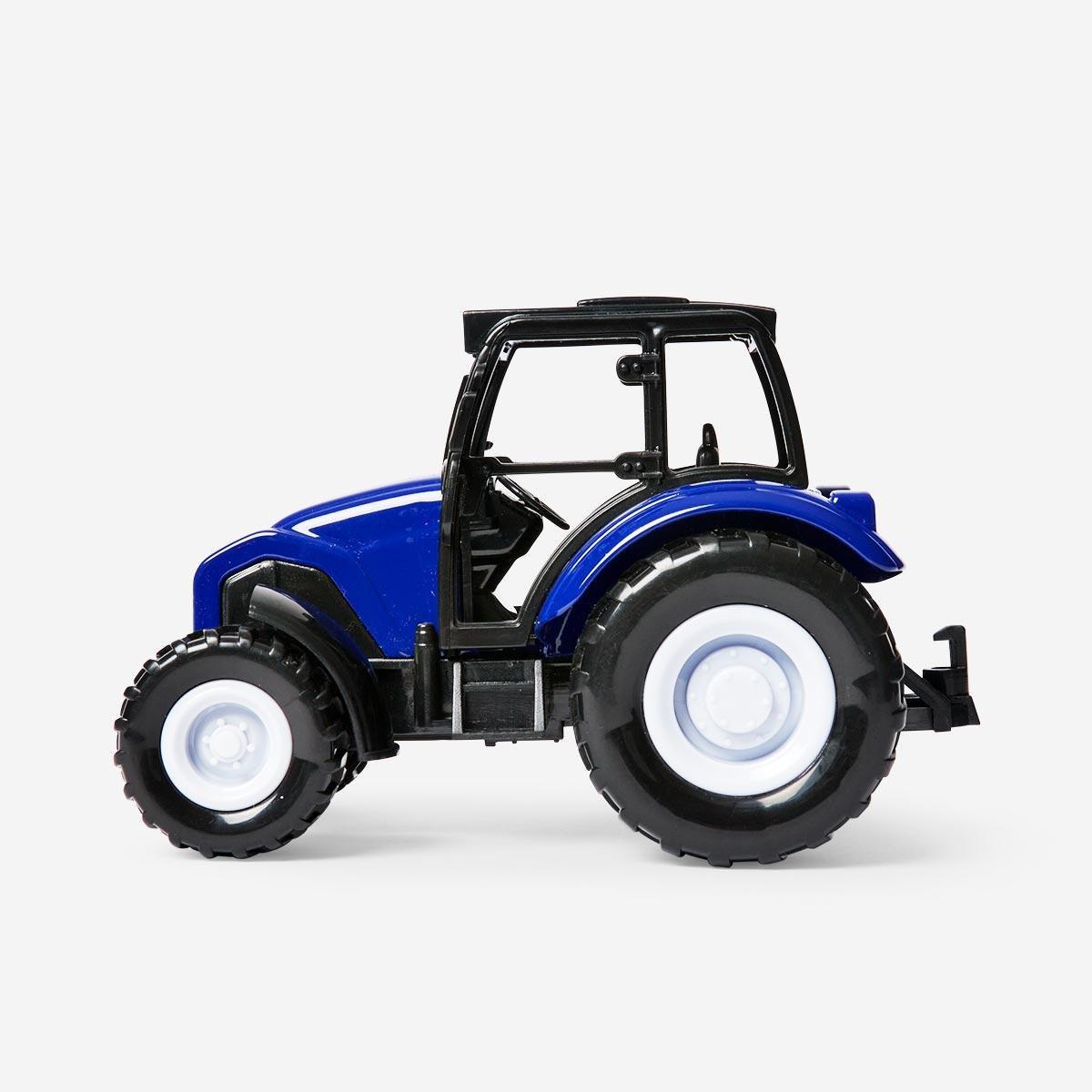 Blue tractor