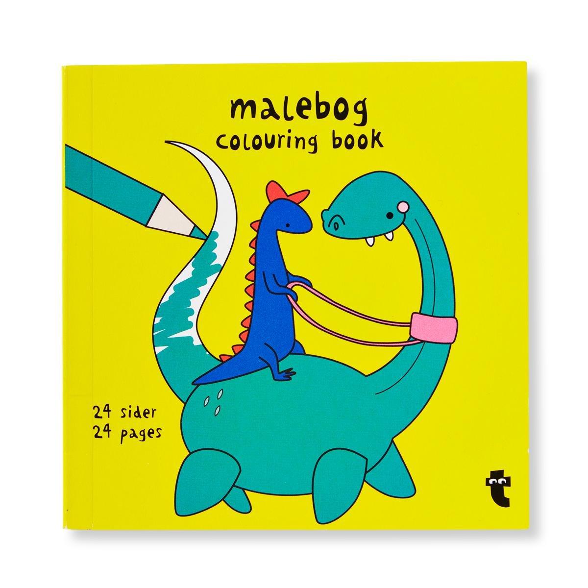 Dinosaur colouring book
