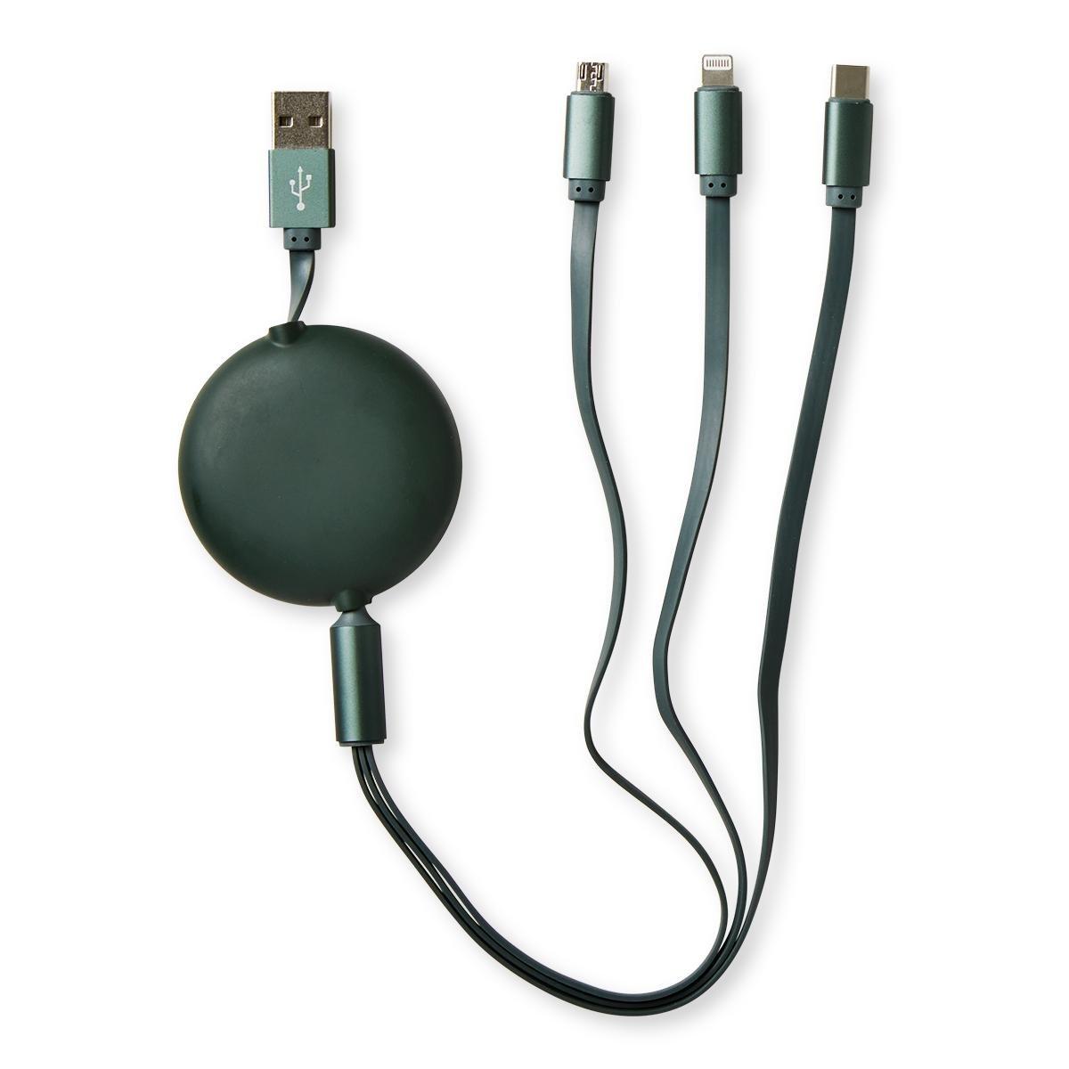 Black multi-charging cable