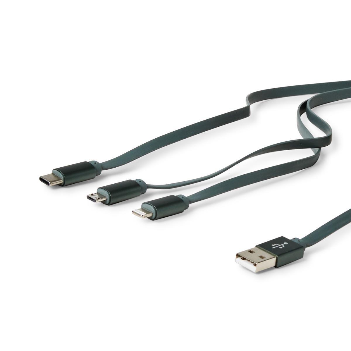 Black multi-charging cable