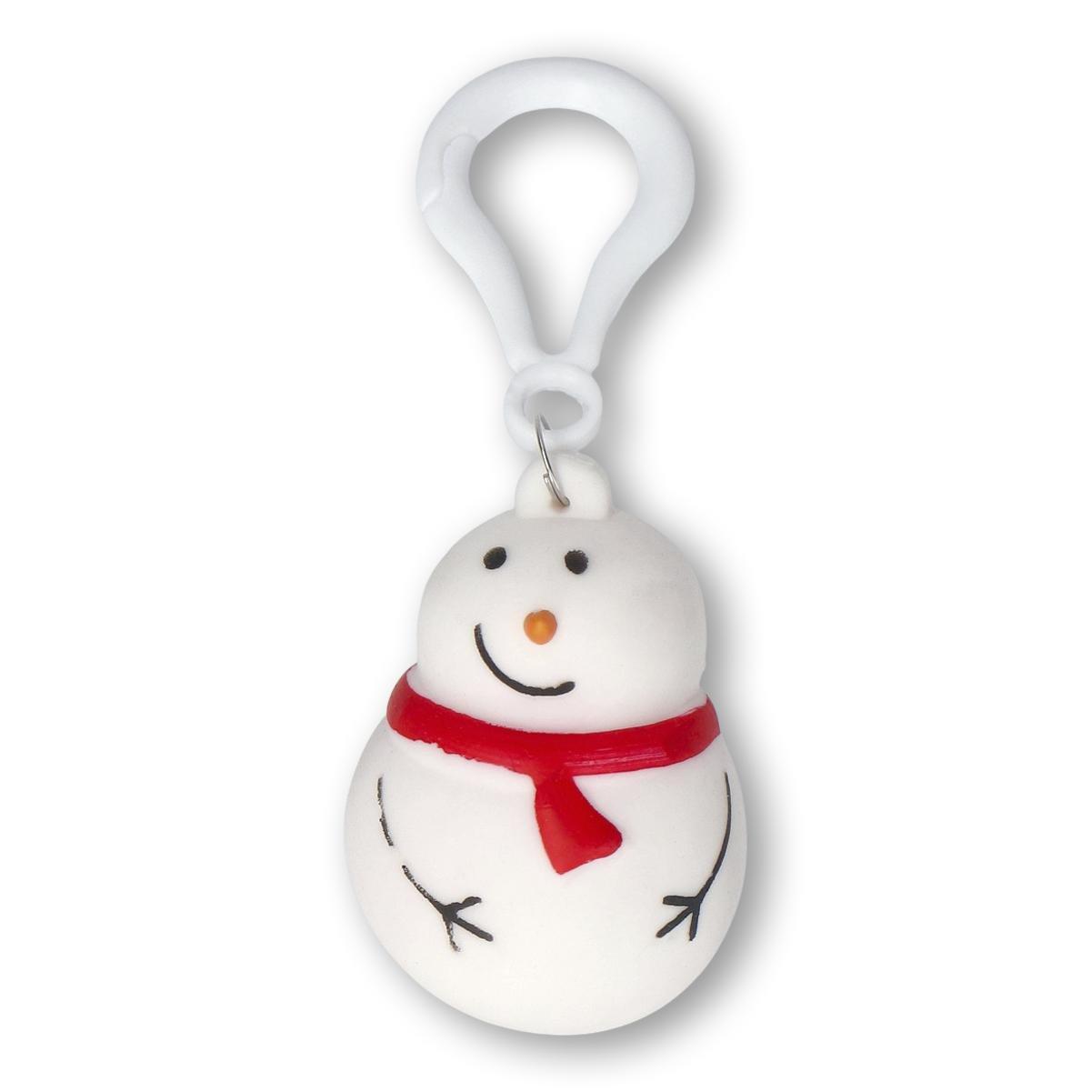 Multicolour snowman keychain