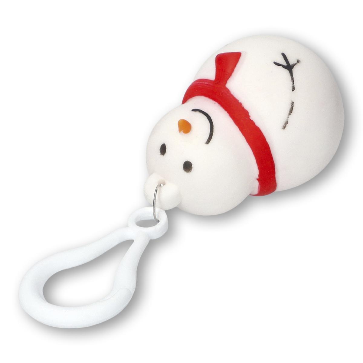Multicolour snowman keychain