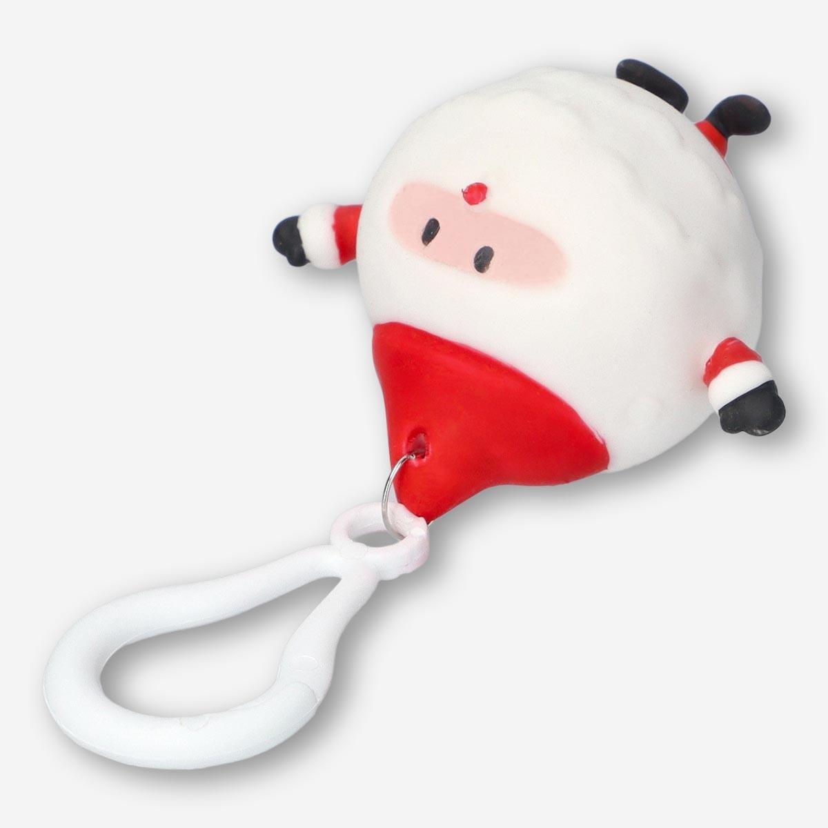 Multicoloured Santa Keychain