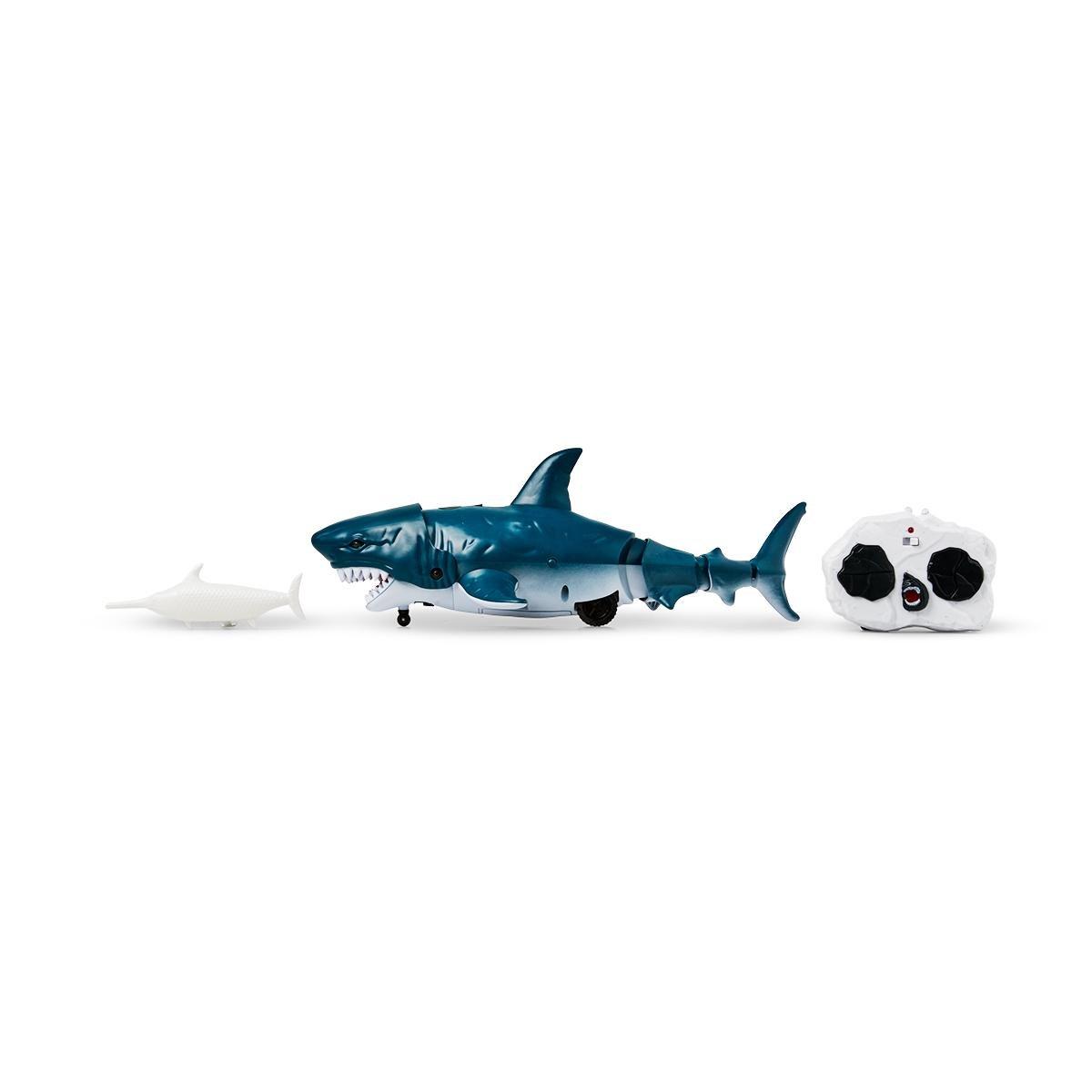 Blue remote controlled shark