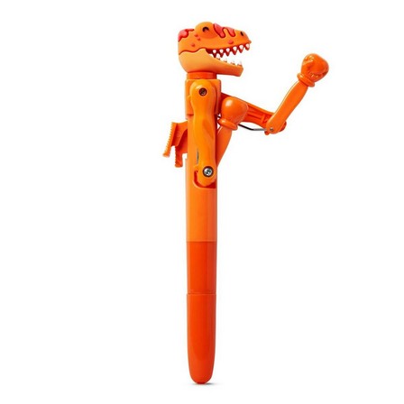 Orange t-rex boxing pen