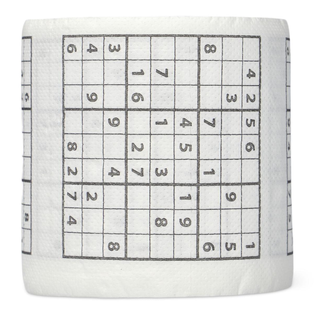 White sudoku games toilet roll
