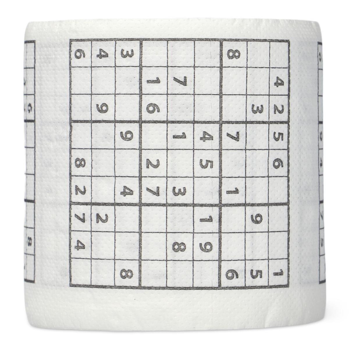 White sudoku games toilet roll