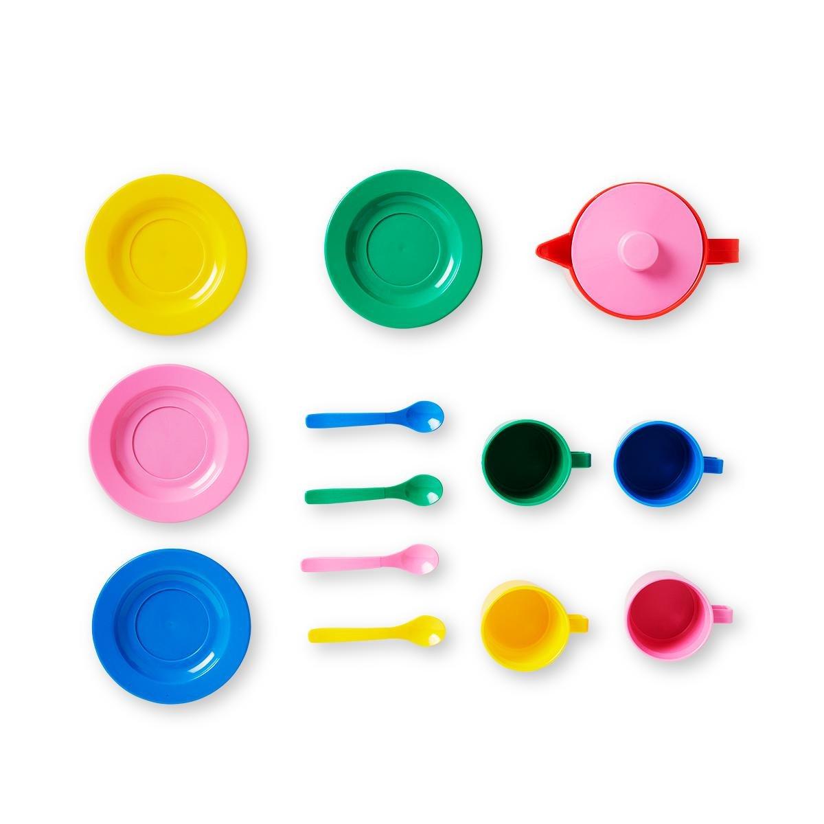 Multicolour tea set