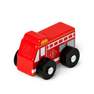 Wooden red fire engine