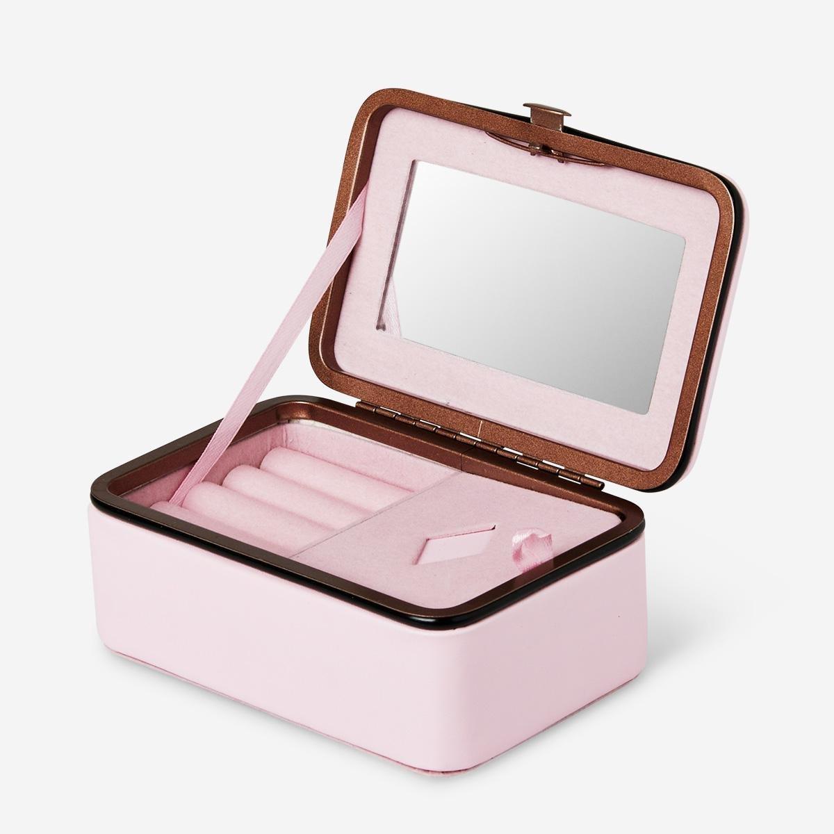 Pink jewellery box