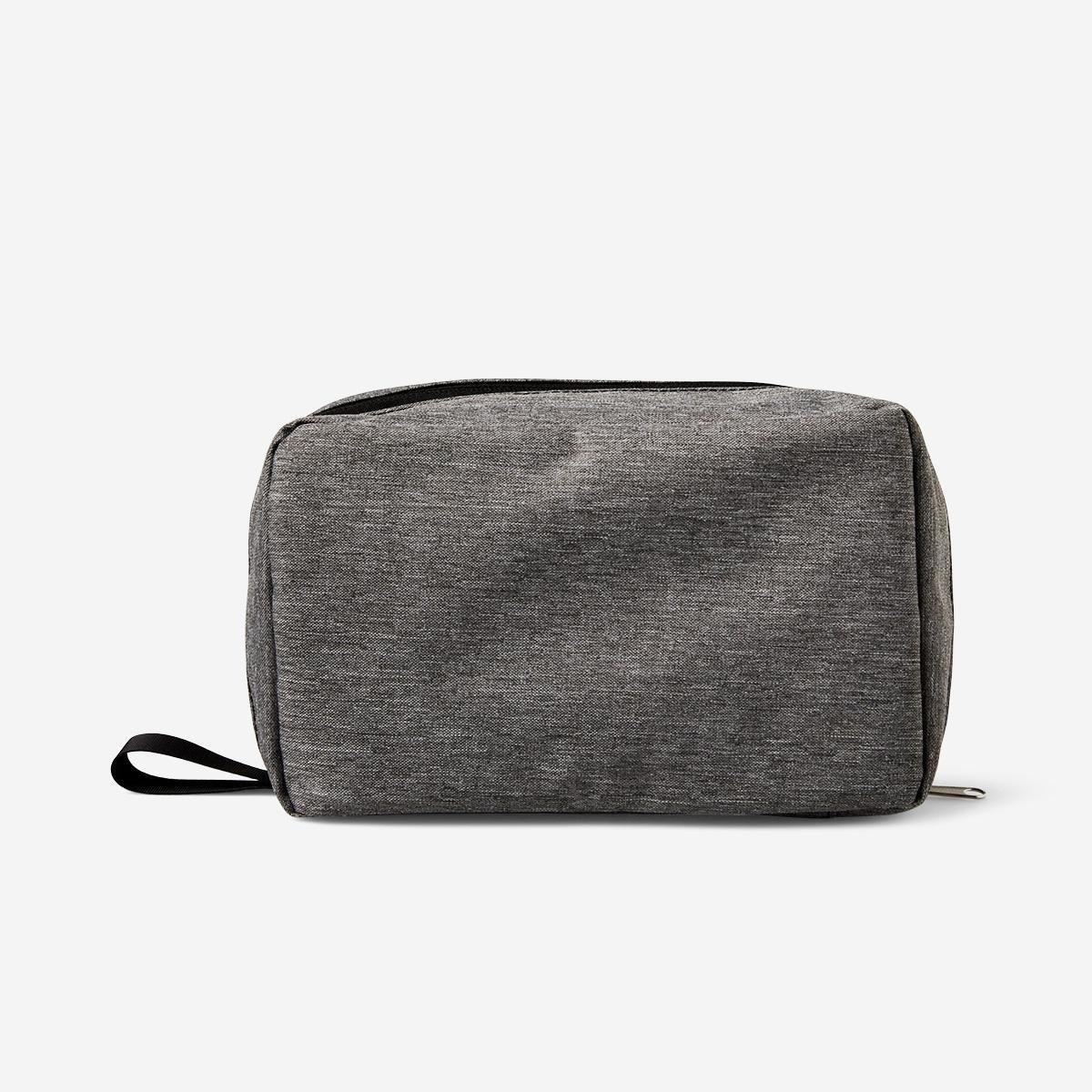 Grey toiletry bag