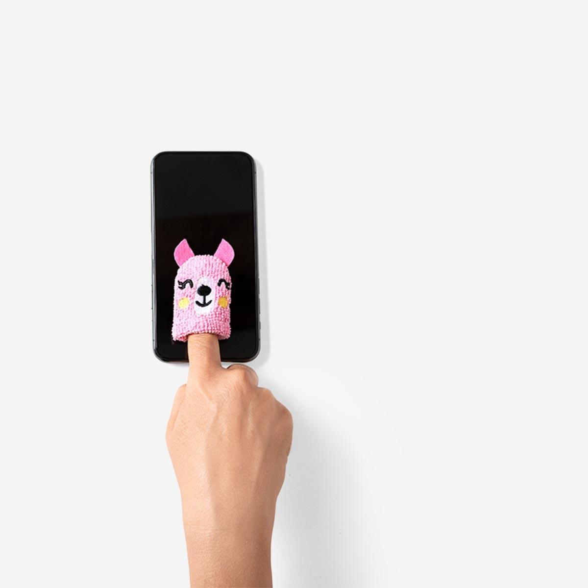 Pink screen cleaner