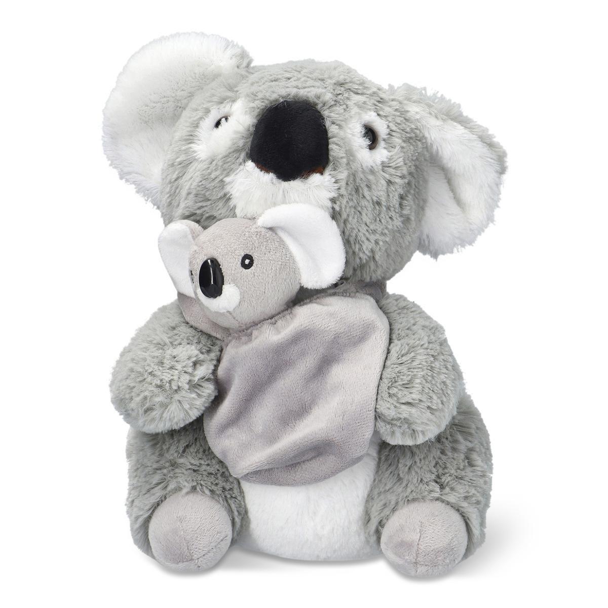 Grey koala mum