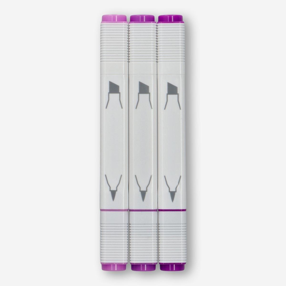 Multicolour twin markers