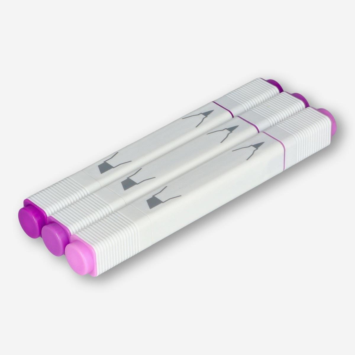 Multicolour twin markers
