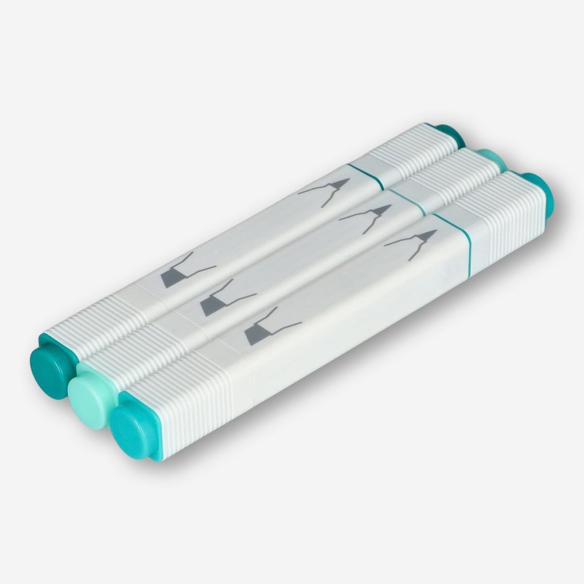 Green twin markers
