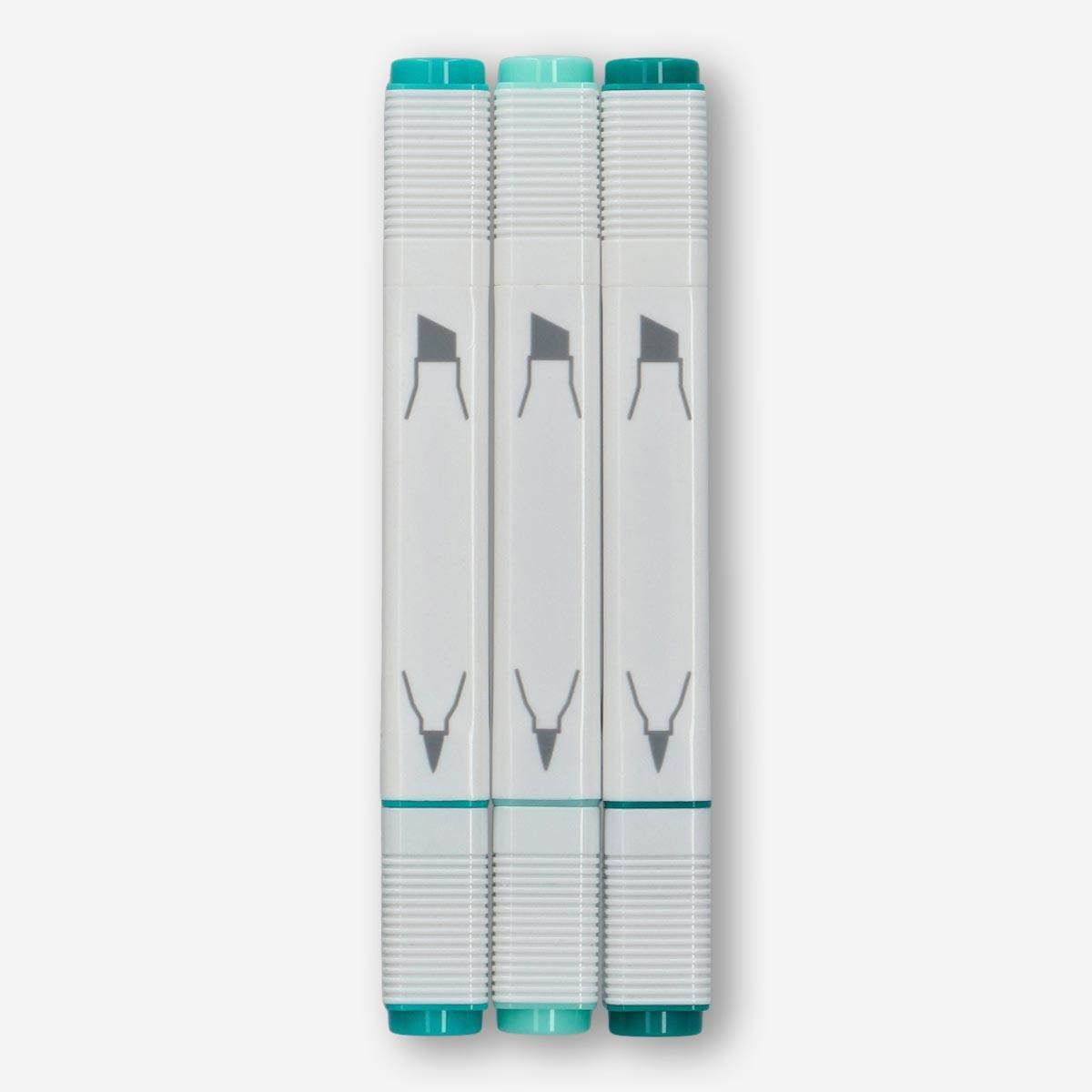 Green twin markers