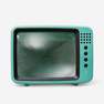 Turquoise smartphone tv