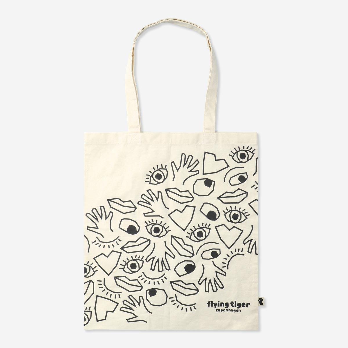 White tote bag